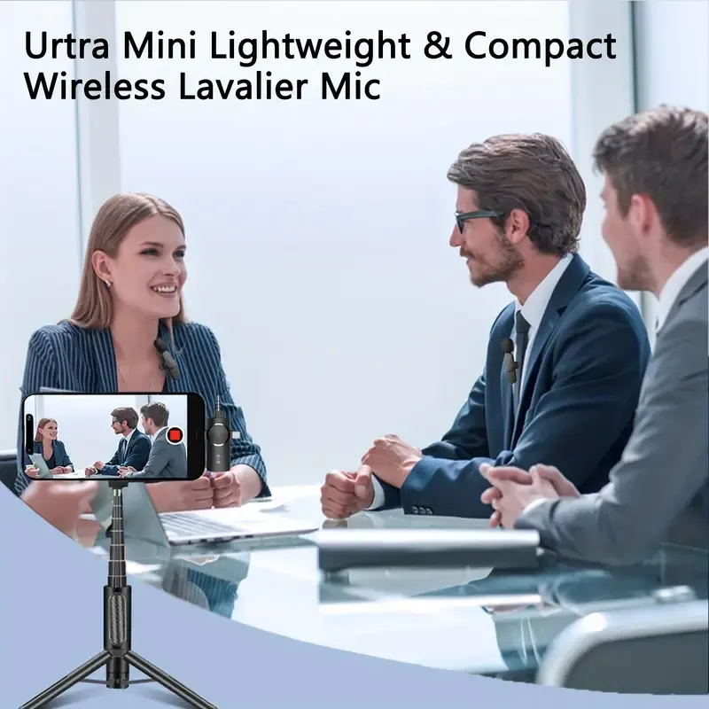 One To Two Wireless Tie Clip Microphone