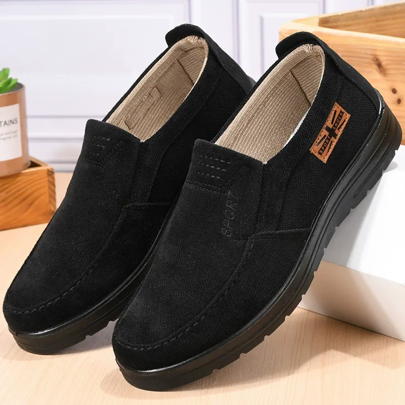 High-top soft-soled shoes, lightweight and slip-resistant men's shoes