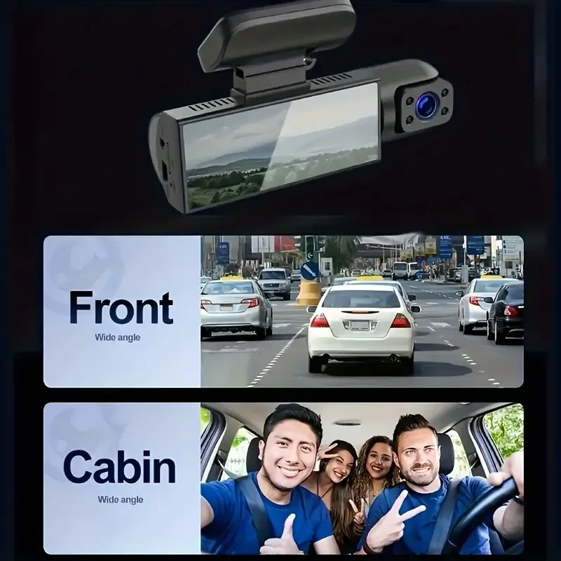 1080P Dual Camera Dash Cam For Cars