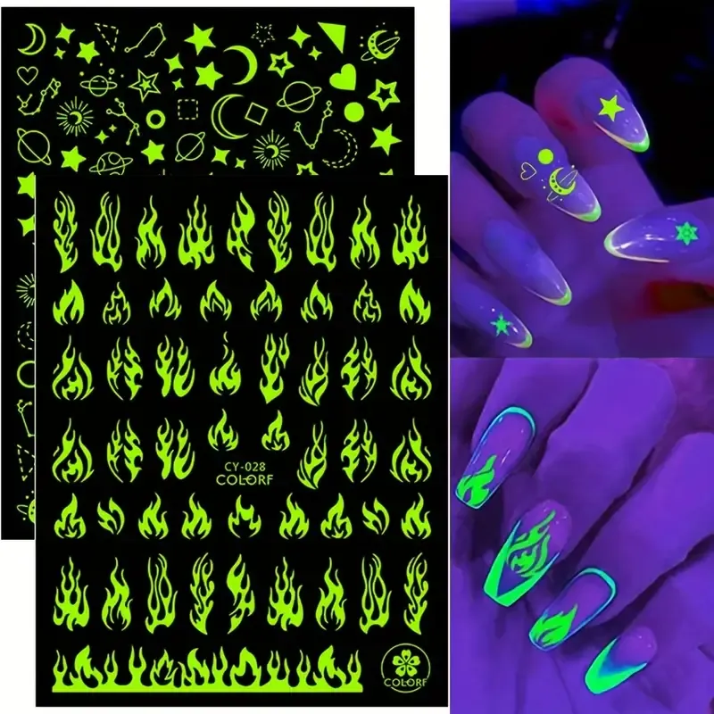 Luminous Nail Art Stickers