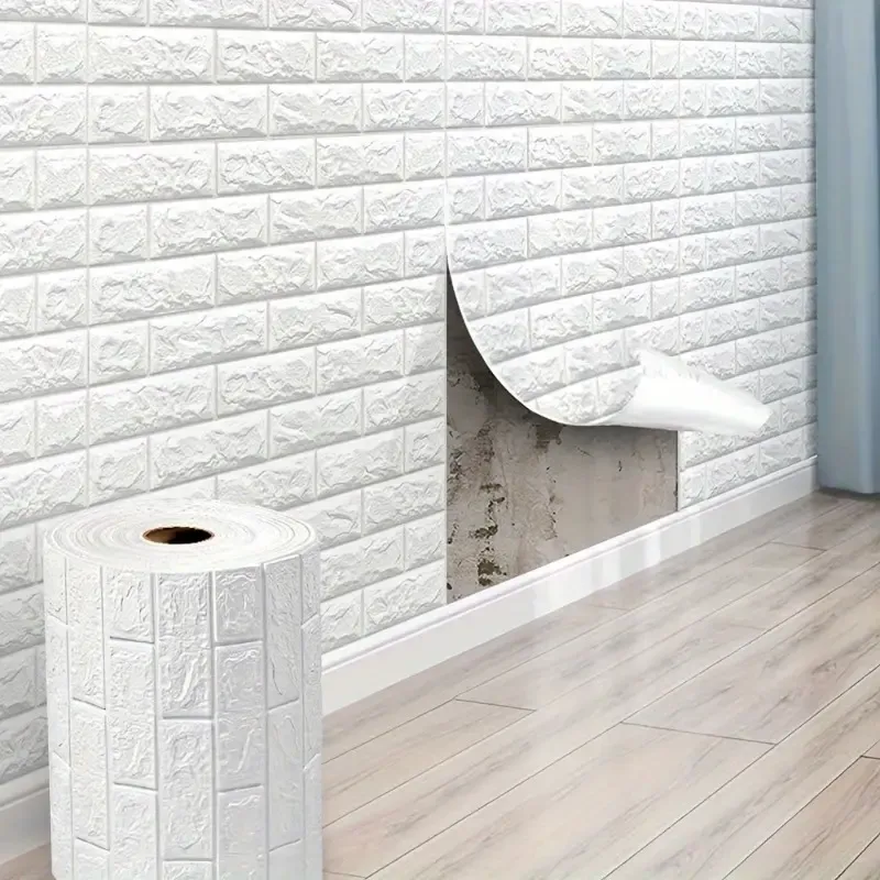 Self-Adhesive 3D Brick Wallpaper Sticker