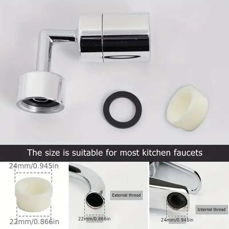 Rotating Faucet - Splash-Proof