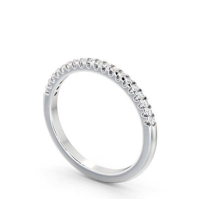 Gold Wedding Ring Price In Uae  Half Eternity Ring, Round Cut Classic Petite