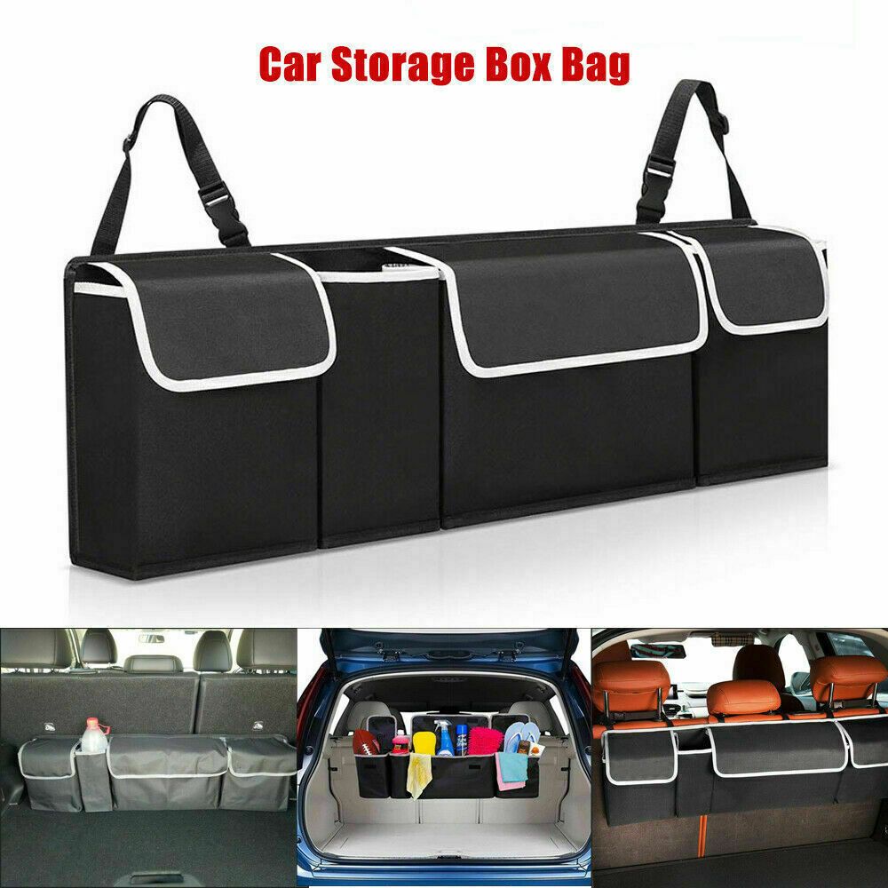 Buy Bulk Order Wholesale  Car Trunk Organizer Oxford Interior Accessories Back Seat Storage Bag 4 Pocket