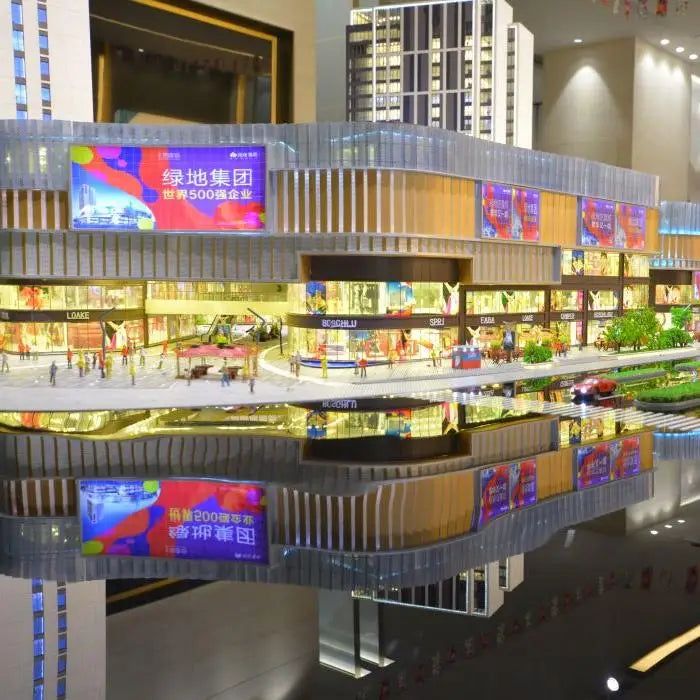 Customized Shopping Mall Commercial Building 3d Miniature Building Scale Model