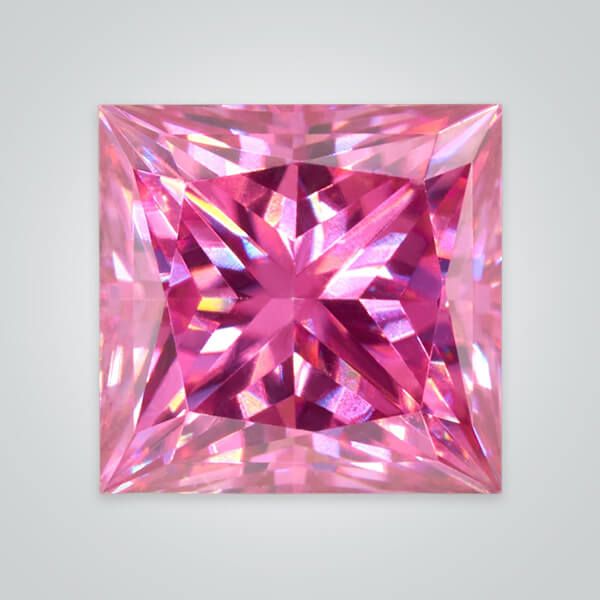 Buy Bulk Order Wholesale   Pink Moissanite, Square Princess