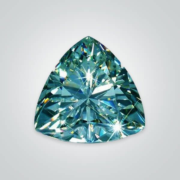 Buy Bulk Order Wholesale   Green Moissanite, Trillion