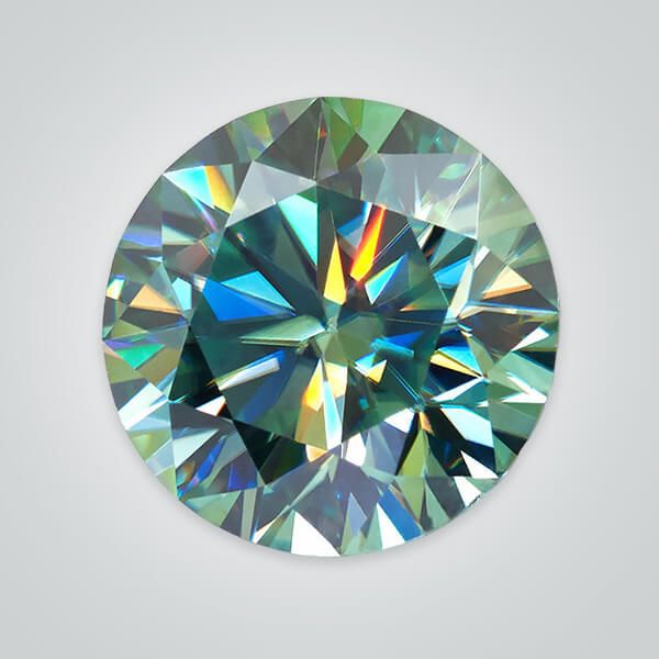 Buy Bulk Order Wholesale   Green Moissanite, Round