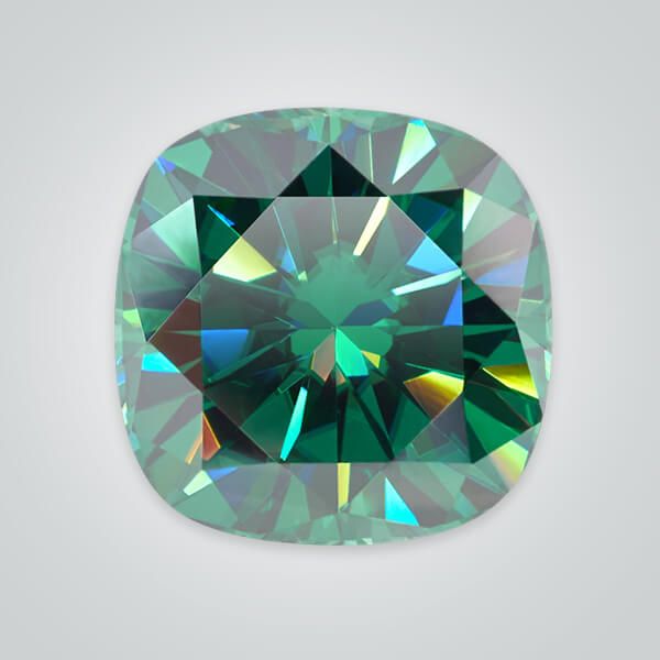 Buy Bulk Order Wholesale   Green Moissanite, Cushion