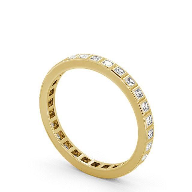 Gold Wedding Ring Price In Kuwait  Full Eternity Ring, Princess Cut Vintage Design