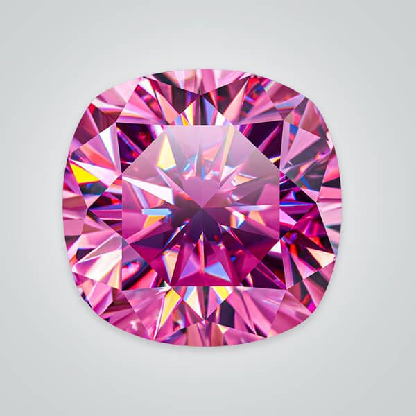 Buy Bulk Order Wholesale   Pink Moissanite, Cushion