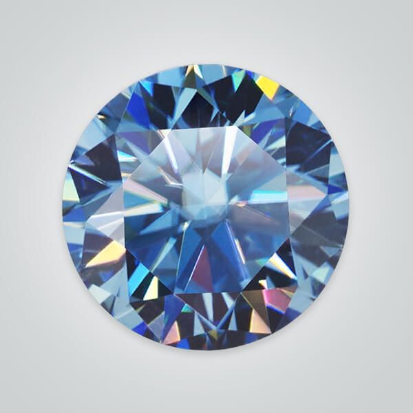 Buy Bulk Order Wholesale   Blue Moissanite, Round