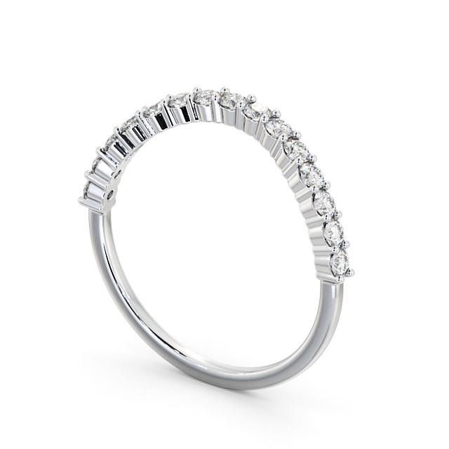 Gold Wedding Ring Price In Uae  Half Eternity Ring, Round Cut Shaped Design