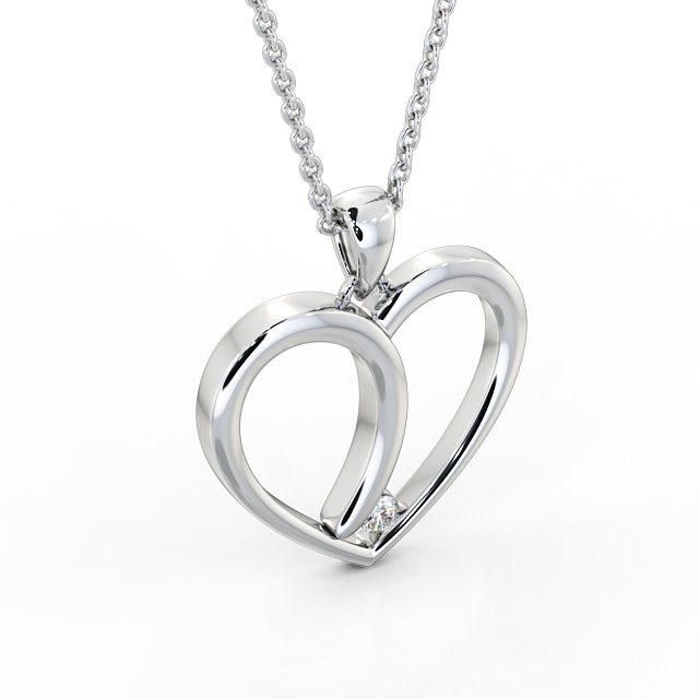 Engagement Rings Dubai Price Heart Shaped Pendant 0.08ct