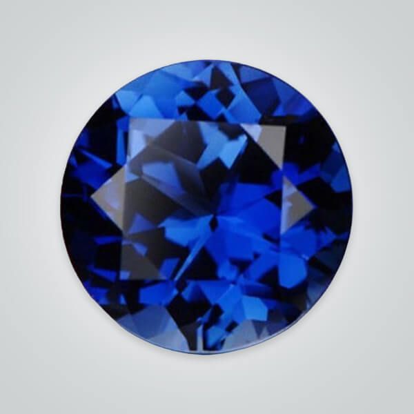 Buy Bulk Order Wholesale   Lab Created Pulled Czochralski Blue Sapphire, Round