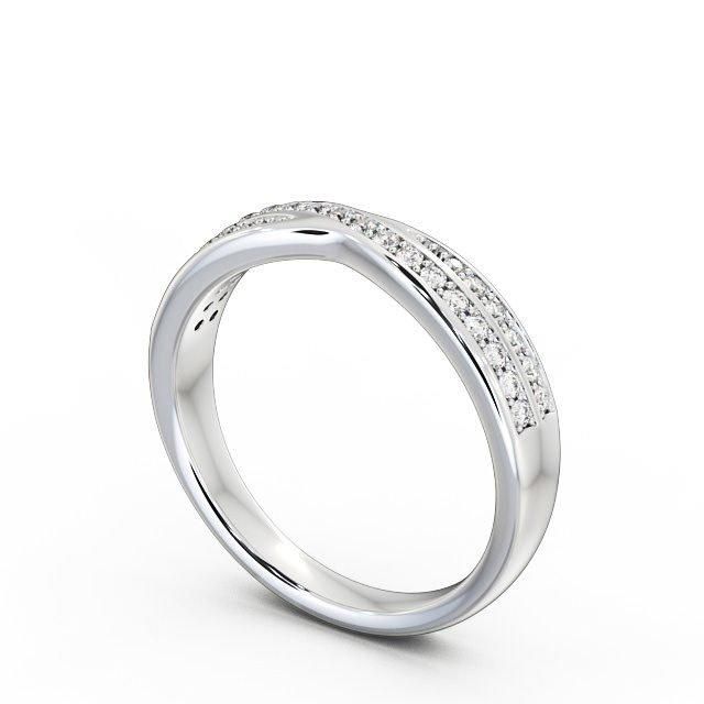 Gold Wedding Ring Price In Uae  Half Eternity Ring, Round Cut Cross Over