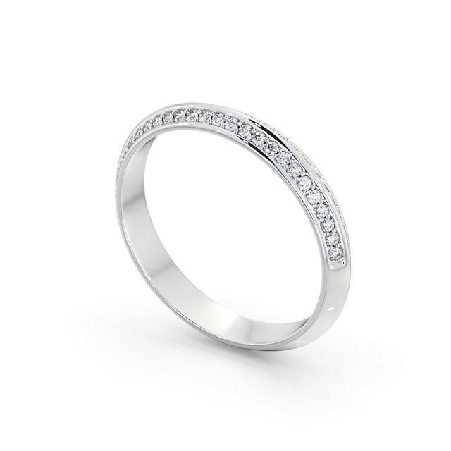 Dubai Engagement Rings Online  Half Eternity Ring, Double Edged Round Cut