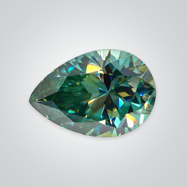 Buy Bulk Order Wholesale   Green Moissanite, Pear