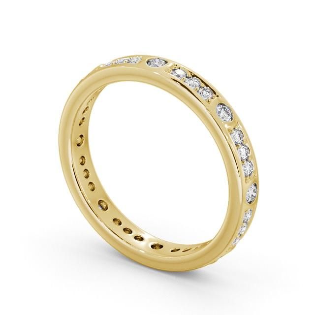 Wedding Rings In Dubai Online  Full Eternity Ring, Round Cut Vintage Design