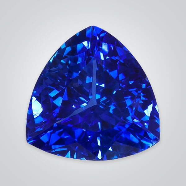 Buy Bulk Order Wholesale   Lab Created Pulled Czochralski Blue Sapphire, Trillion