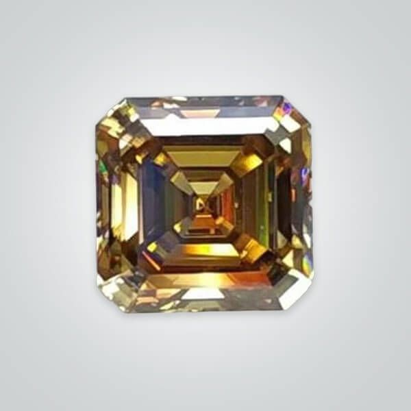 Gold Wedding Ring Price In Qatar  Buy Bulk Order Wholesale   Champagne Moissanite, Asscher