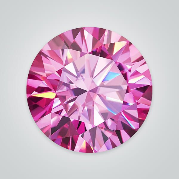 Buy Bulk Order Wholesale   Pink Moissanite, Round