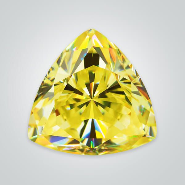 Buy Bulk Order Wholesale   Yellow Moissanite, Trillion