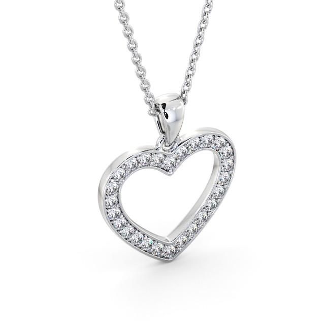 Heart Shaped Pendant 0.65ct