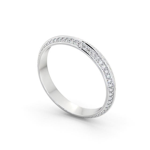 Gold Wedding Ring Price In Kuwait  Full Eternity Ring, Double Edged Round Cut