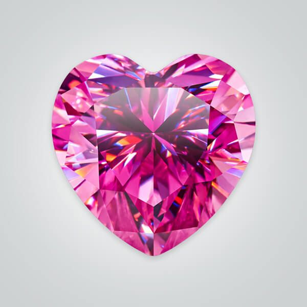 Buy Bulk Order Wholesale   Pink Moissanite, Heart