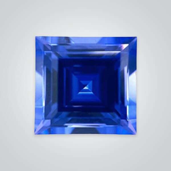 Buy Bulk Order Wholesale   Lab Created Pulled Czochralski Blue Sapphire, Square