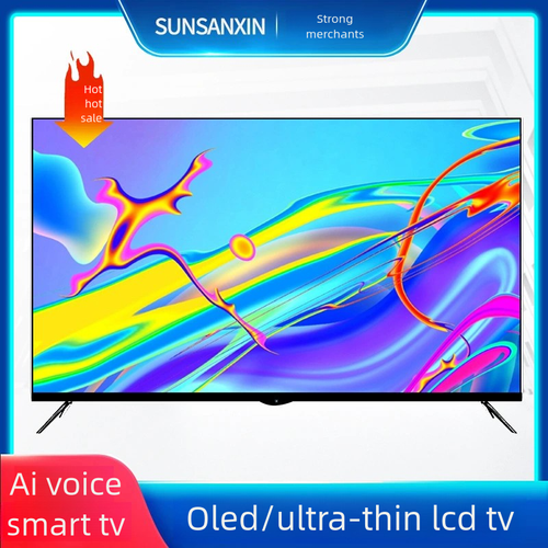 New OLED LCD TV 43 50 55 65 75 85 inch Voice TV 4K Network WiFi Smart Ultra-thin Flat-screen TV