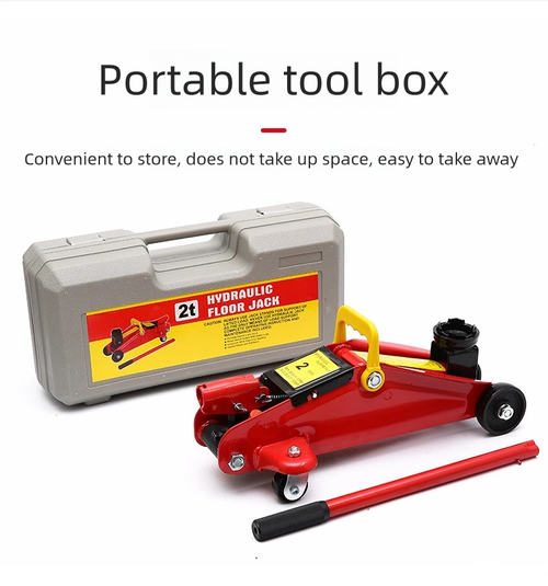 Car horizontal jack 2T manual hydraulic jack lifting tool outdoor maintenance emergency tool