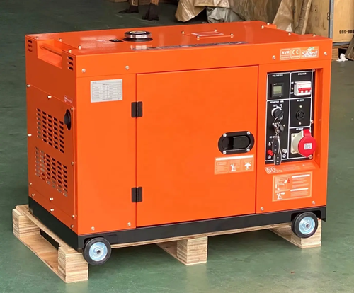 5.5KW-10KW diesel generator set one-button start small household 220 emergency standby silent diesel generator