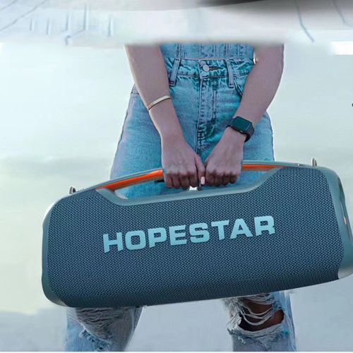 HOPESTAR-A60 wireless Bluetooth speaker high power 100W high volume outdoor portable waterproof shoulder strap portable