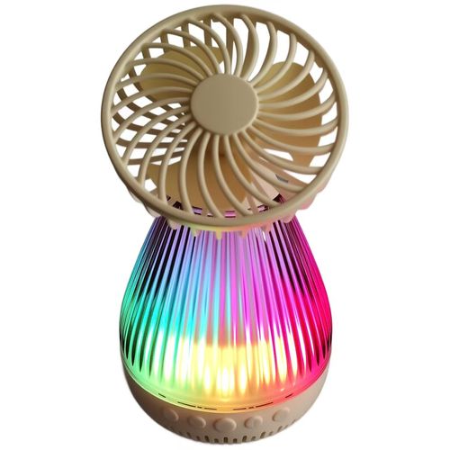 Multi-functional Bluetooth speaker with ambient light and fan