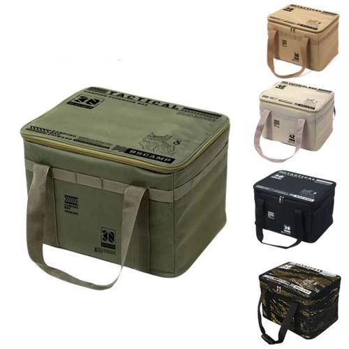 Folding picnic storage box