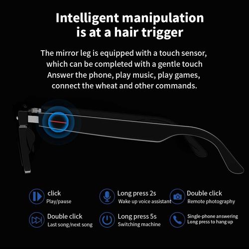 Bluetooth Smart AI Sunglasses