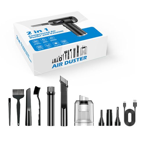 Car-mounted 2-in-1 Vacuum Cleaner