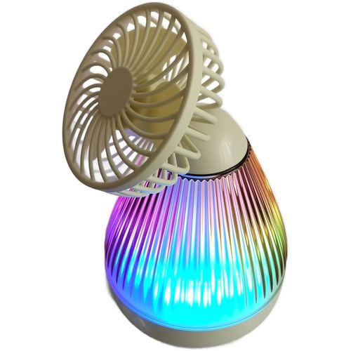 Multi-functional Bluetooth speaker with ambient light and fan