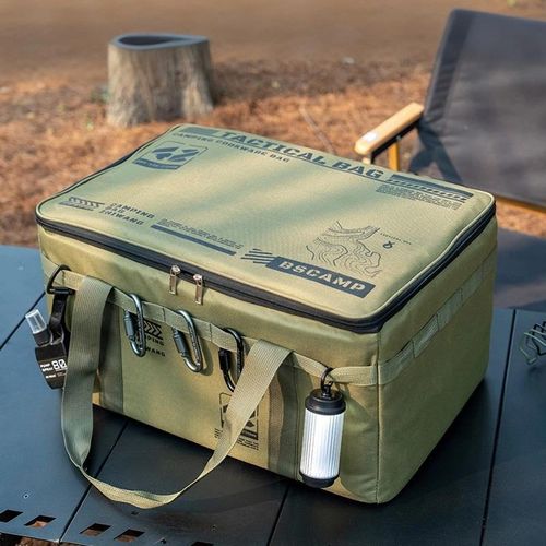 Folding picnic storage box