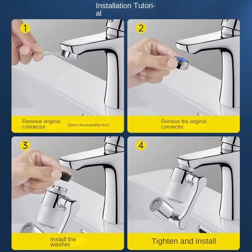 1440° rotatable faucet