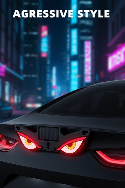 Solar LED car interior lights