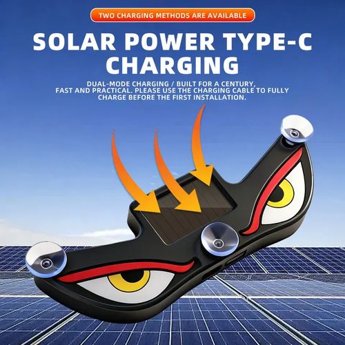 Solar LED car interior lights