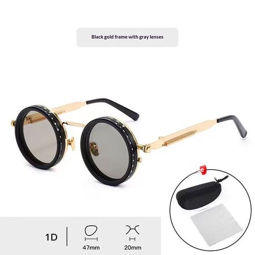 Retro Mechanical ND Filter Adjustable Polarized Sunglasses