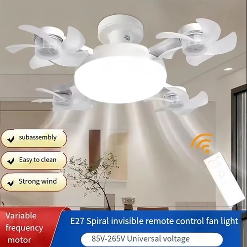 Remote control fan light
