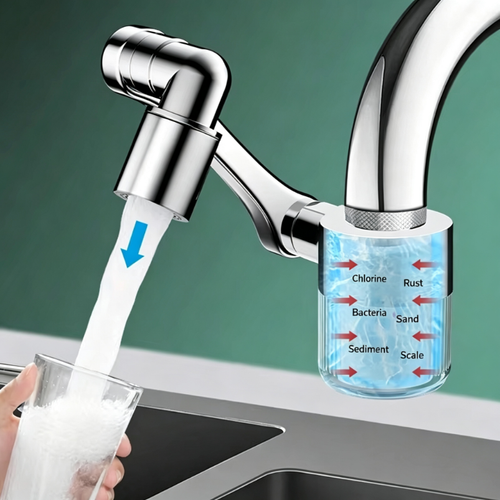 1440° rotatable faucet