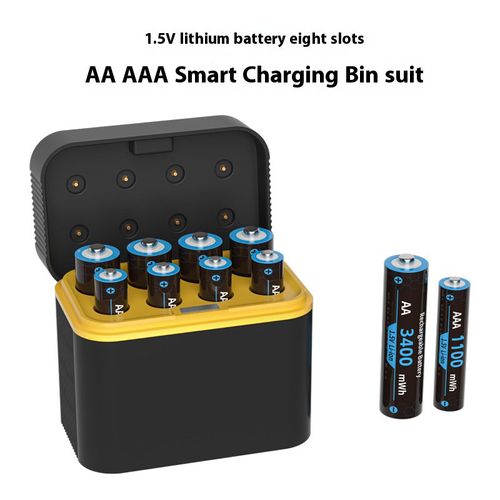 Intelligent flip top charging compartment Lithium battery charger LED light❤️