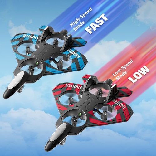 Remote-controlled aircraft (dual-battery)