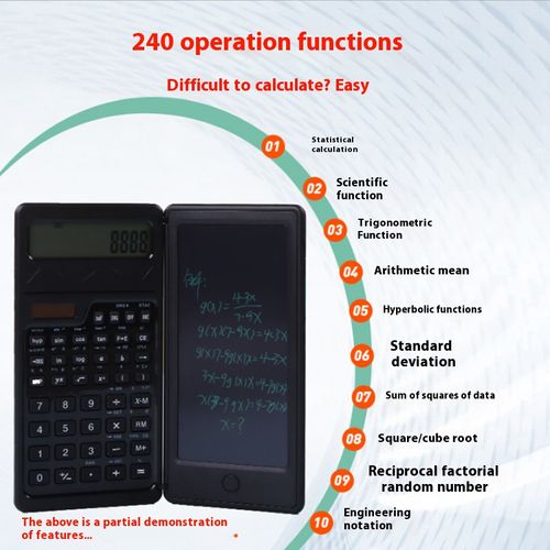 ☀️Solar Handwritten Scientific Calculator